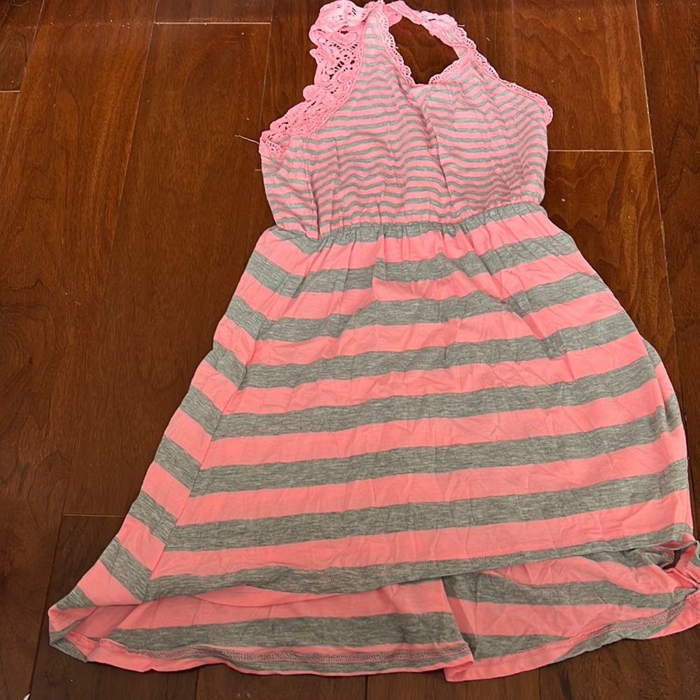 Proof girl pink high low dress